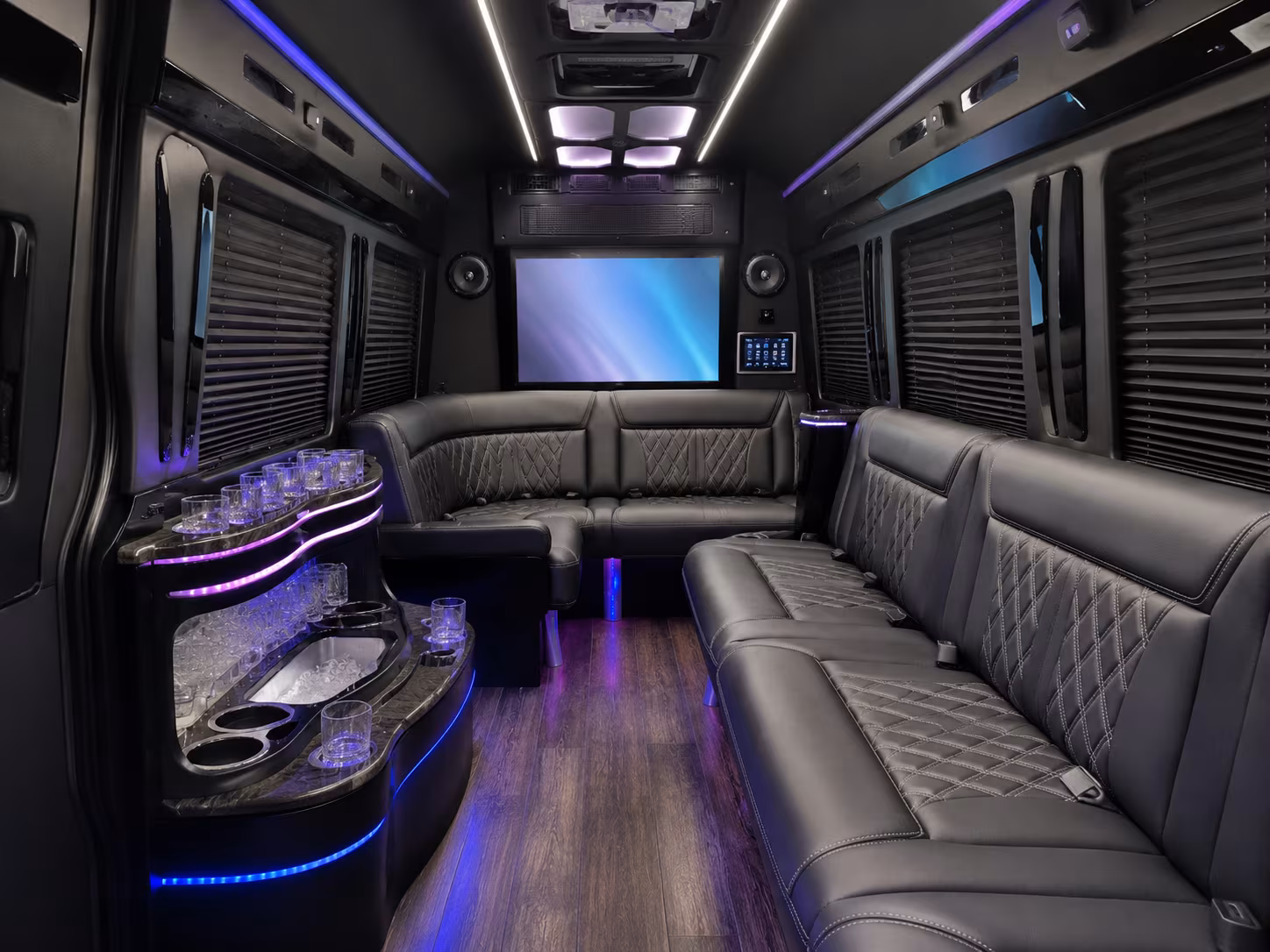 bus rental options for cary trips
