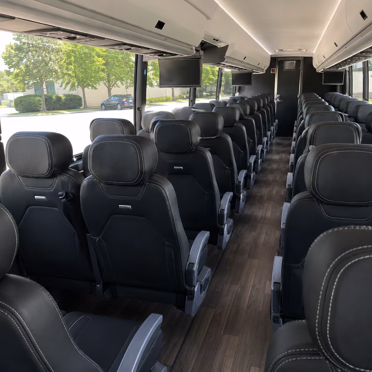 charter buses for corporate events and convention shuttles at the raleigh convention center