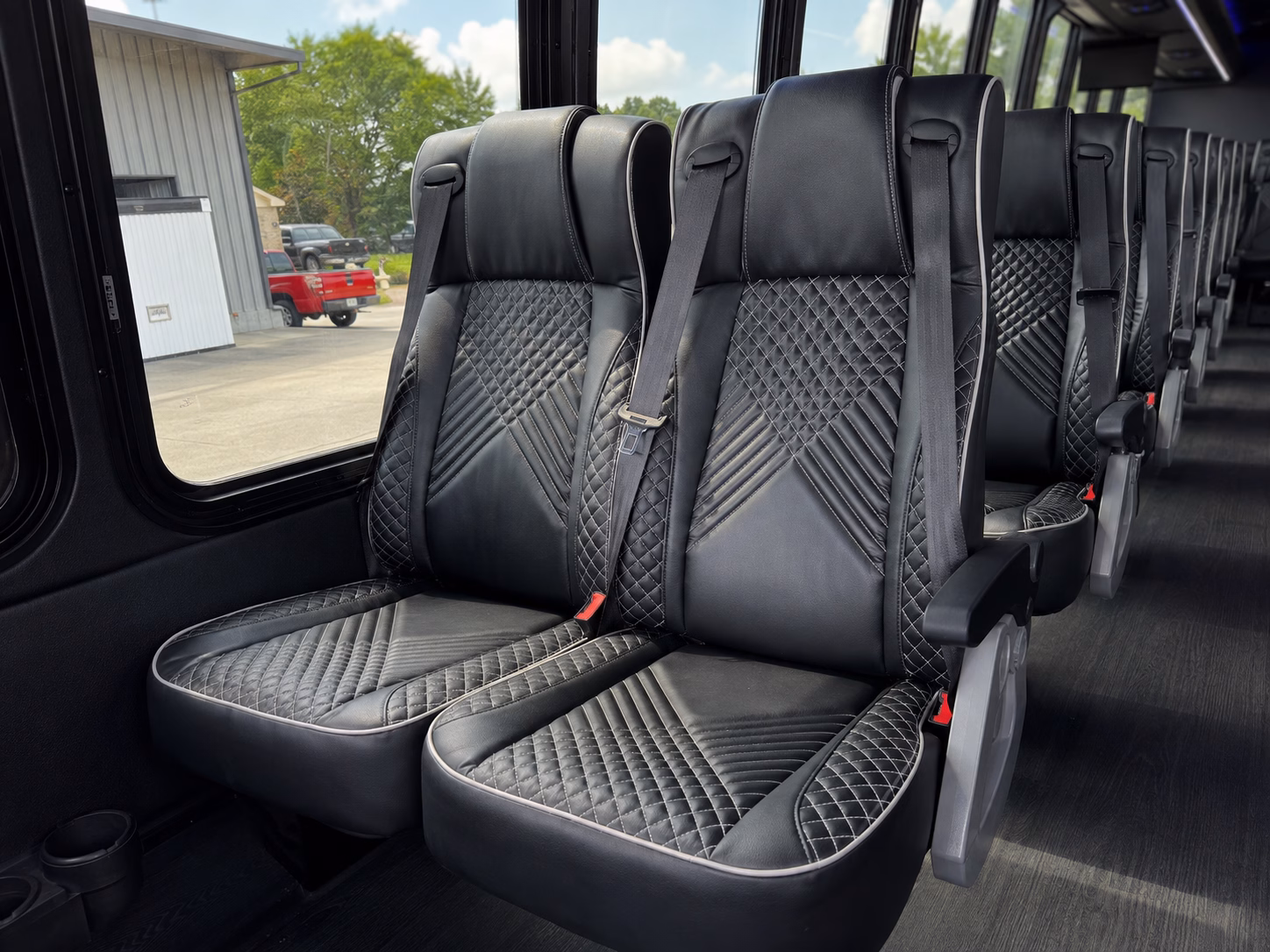 rent a bus for panther creek high school prom night